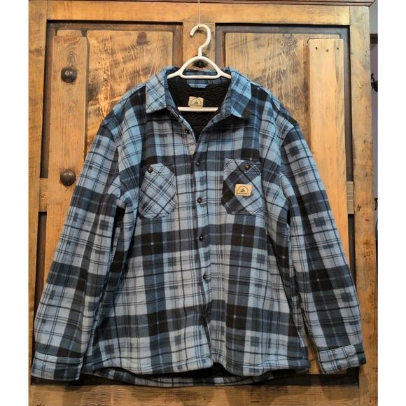 Excurzion flannel button-up line jacket Mens Size-XXL - Picture 1 of 4